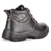  TSF Safety Boot with protect yourself from Rough Terrain, Sharp Objects, Wet Surfaces. (Protector-Black)